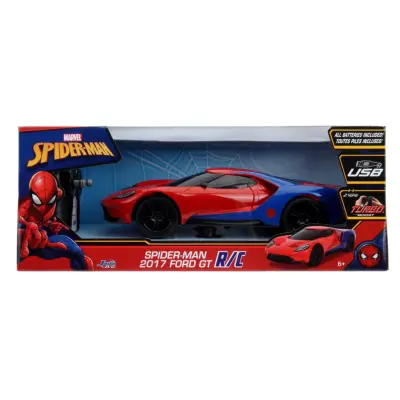 Marvel Spiderman Radiostyrd 2017 Ford GT 1:16 - Spiderman -  Leksaksaffären