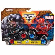 Monster Jam 1:64 Marvel 2-pack Venom vs Spiderman