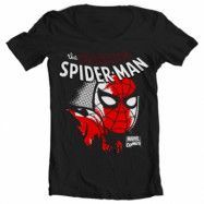 Spider-Man Close Up Wide Neck Tee, Wide Neck T-Shirt