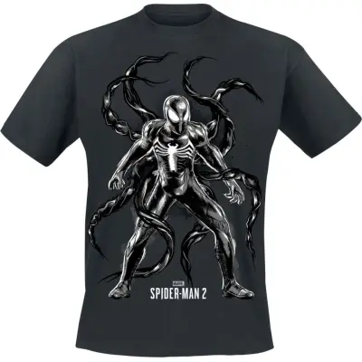 Spider-Man - gaming T-shirt - Marvel Games - Spider-Man 2 - Back in Black - S 5XL - för Herr - svart
