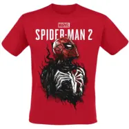 Spider-Man - gaming T-shirt - Marvel Games - Spider-Man 2 - Spider Symbiote - S 3XL - för Herr - röd