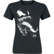 Spider-Man - gaming T-shirt - Marvel Games - Spider-Man 2 - Venom Splatter - L XXL - för Dam - svart