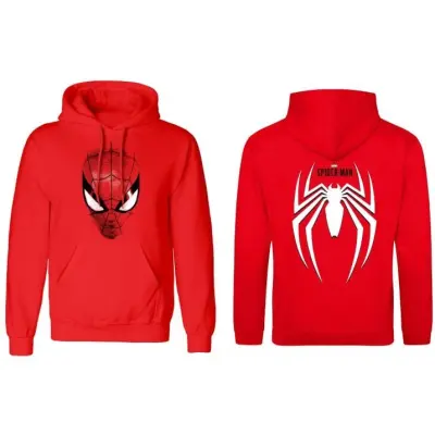 Spider-Man - Marvel Luvtröja - Spider Crest - L - för Herr - röd