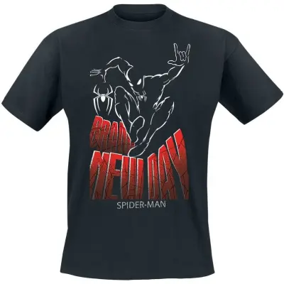 Spider-Man - Marvel T-shirt - Brand New Day - Line Drawing - S XXL - för Herr - svart