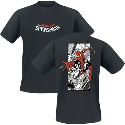 Spider-Man - Marvel T-shirt - City Web - S XXL - för Herr - svart