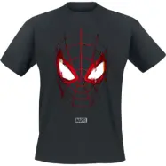 Spider-Man - Marvel T-shirt - Glitched Mask - S XXL - för  svart