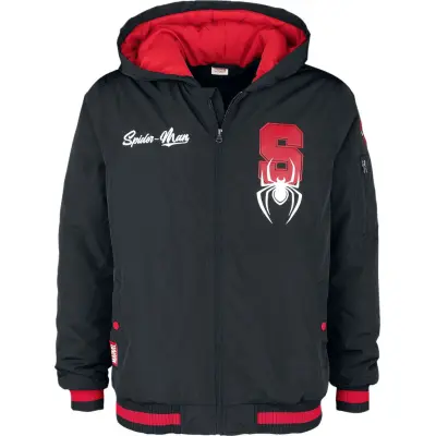 Spider-Man - Marvel Vinterjacka - Spider-Logo - L XXL - för Herr - svart