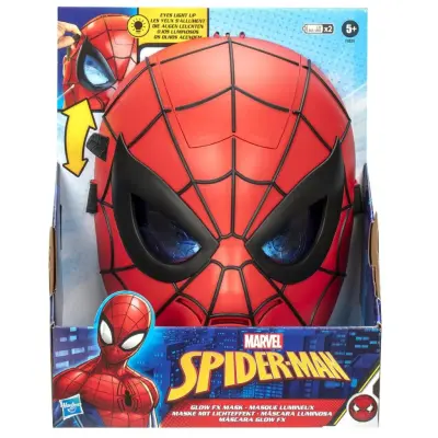 Spiderman Glow FX Mask med ljus - Spiderman -  Leksaksaffären