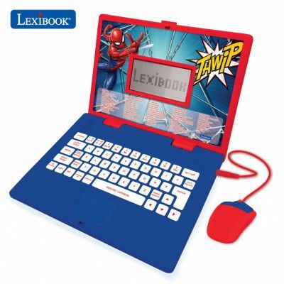 Spiderman Lexibook Utbildningsdator med 62 aktiviteter SE/DK - Lexibook -  Leksaksaffären