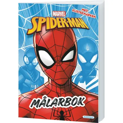 Spiderman Målarbok med klistermärken - Spiderman -  Leksaksaffären