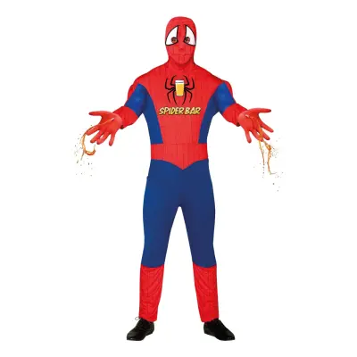 Spindelman med Dispenser Maskeraddräkt - Medium