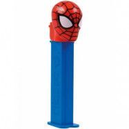 Spiderman Pez-hållare med 2 Pez-paket