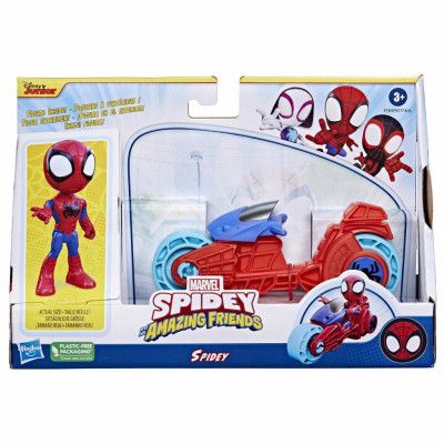 Spidey Amazing Friends Motorcykel Spidey - Spiderman -  Leksaksaffären