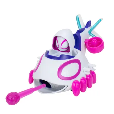 Spidey Amazing Friends Web Zoomers Ghost Spider - Spidey and His Amazing Friends -  Leksaksaffären