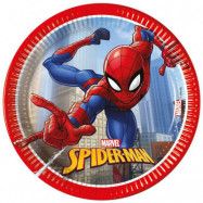 Spindelmannen Crime Fighter Assietter 20 cm 8-pack
