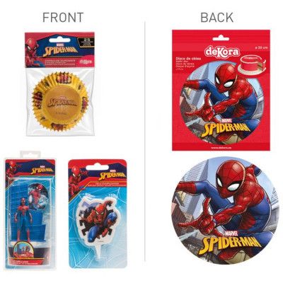 Spindelmannen Tårt-/muffinsdekoration