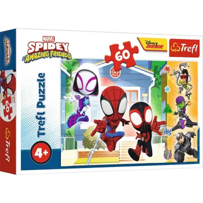 Trefl Marvel Spidey Pussel 60 bitar - Spiderman -  Leksaksaffären