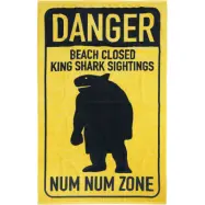 Suicide Squad - DC Comics Handduk - Suicide Squad 2 - Danger Num Num Zone - handduk - för  gul/svart