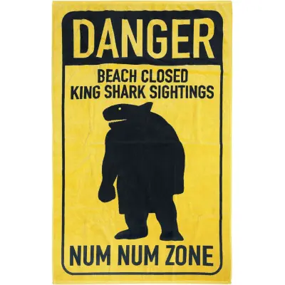 Suicide Squad - DC Comics Handduk - Suicide Squad 2 - Danger Num Num Zone - handduk - för  gul/svart