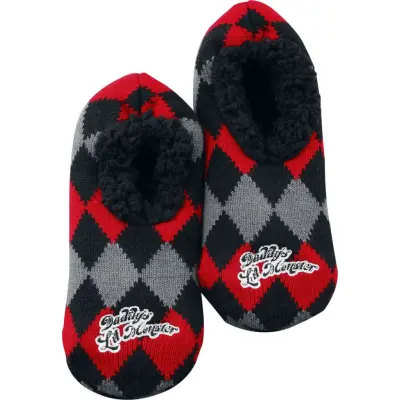 Suicide Squad - DC Comics Strumpor - Monster Cozy Slipper - EU 35-38 EU 39-42 - för Dam - flerfärgad