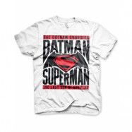 Batman VS Superman - Vit Unisex T-shirt