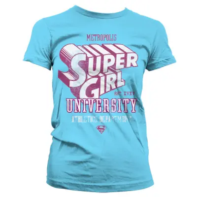 Supergirl Athletics Dept. Girly T-Shirt XL