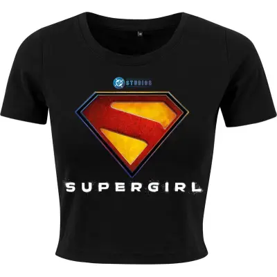 Supergirl - DC Comics T-shirt - Colourful Logo - M XXL - för Dam - svart