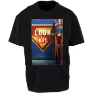Supergirl - DC Comics T-shirt - Poster Look Out - S 3XL - för Herr - svart