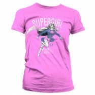 Supergirl Metropolis Distressed Girly T-Shirt XL