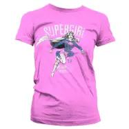 Supergirl Metropolis Distressed Girly T-Shirt XL