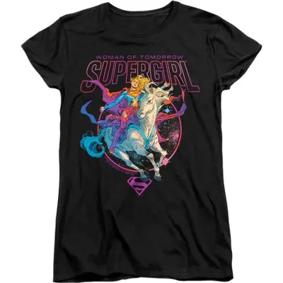 Superman - DC Comics T-shirt - Supergirl - Woman Of Tomorrow - S XXL - för Dam - svart