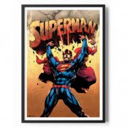 Superman Action Poster