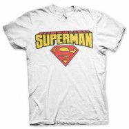 Superman Blockletter Logo T-Shirt