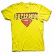 Superman Blockletter Logo T-Shirt