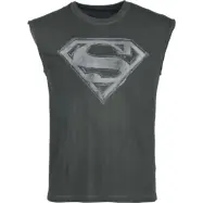 Superman - DC Comics Linnen - Logo - S 3XL - för Herr - svart