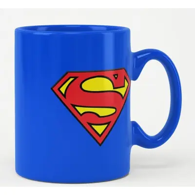 Superman - DC Comics Mugg - S-Shield - för  blå