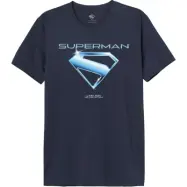 Superman - DC Comics T-shirt - 2025 - Steel - S XXL - för Herr - marinblå