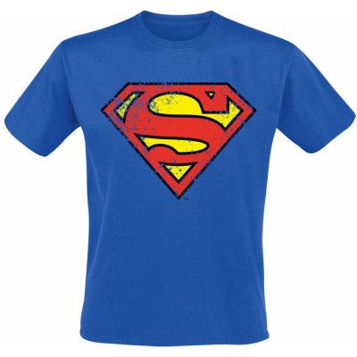 Superman - DC Comics T-shirt - Crest - M XXL - för Herr - blå