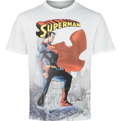 Superman - DC Comics T-shirt - Daily Planet - S XXL - för Herr - vit