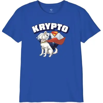 Superman - DC Comics T-shirt - Kids - Krypto - S XL - för barn - blå