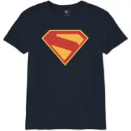 Superman - DC Comics T-shirt - Kids - Logo - 2025 - S XL - för barn - marinblå