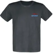 Superman - DC Comics T-shirt - Logo und Superman - beidseitig bedruckt - S 4XL - för Herr - flerfärgad