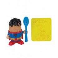 Superman Frukostset med Äggkopp, Sked och Toast-Kutter