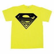 Superman Halftone Shield T-Shirt XXL