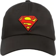 Superman Keps - Metal-Kids - Logo - för barn - svart