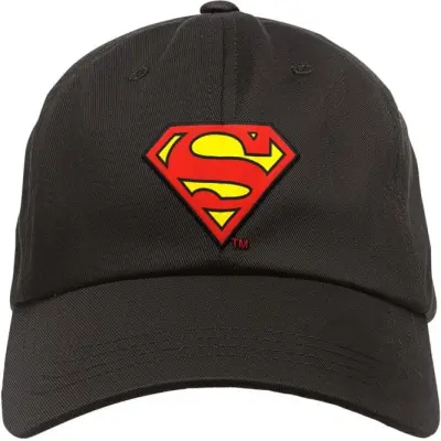 Superman Keps - Metal-Kids - Logo - för barn - svart