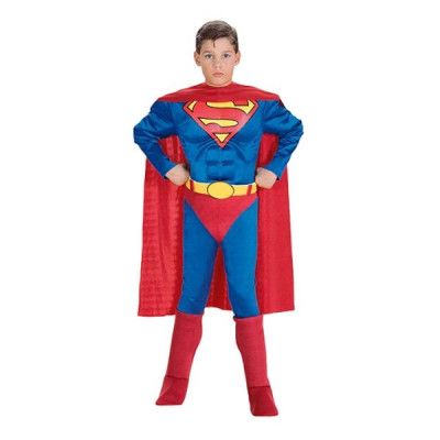 Superman med Muskler Barn Maskeraddräkt - Medium