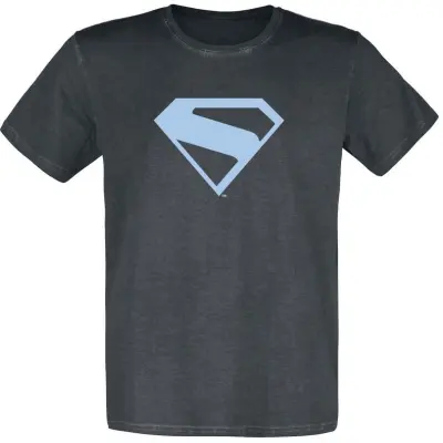 Superman T-shirt - Logo - Druck leuchtet im Dunkeln - S 4XL - för Herr - flerfärgad