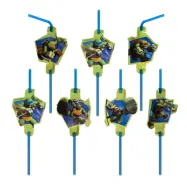 Sugrör Ninja Turtles - 8-pack