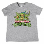 Teeange Mutant Ninja Turtles Distressed Group Kids T-Shirt